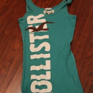 Teal Hollister Tank Top