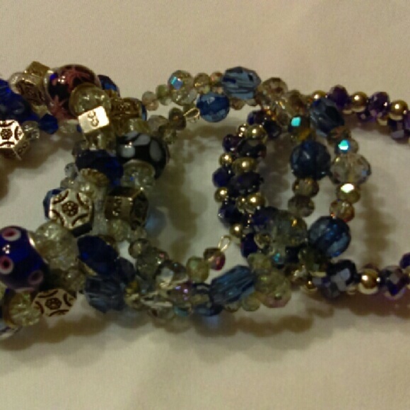 Handmade Memory Wire Bracelets - Picture 3 of 4