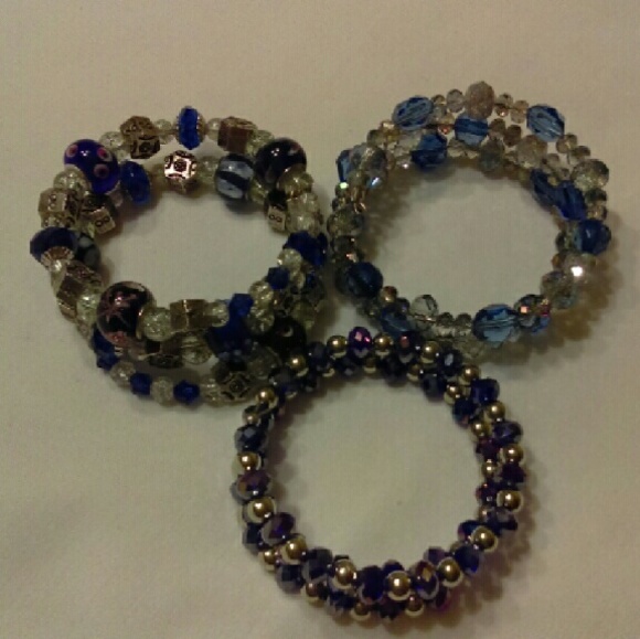 Handmade Memory Wire Bracelets - Picture 4 of 4