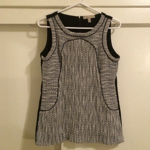 Banana Republic textured sleeveless top.
