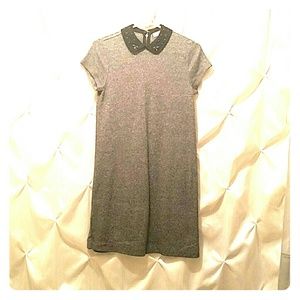 LOFT gray and black dress