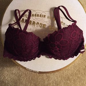 Victoria's Secret Pink Date lace push-up bra