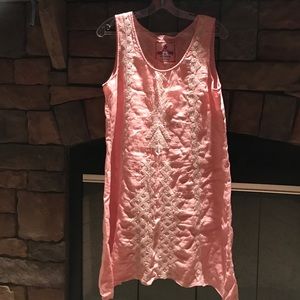 JW Los Angeles light pink linen dress, size M