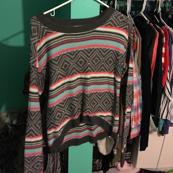 Tribal print sweater