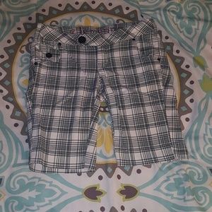 Striped Bermuda Shorts