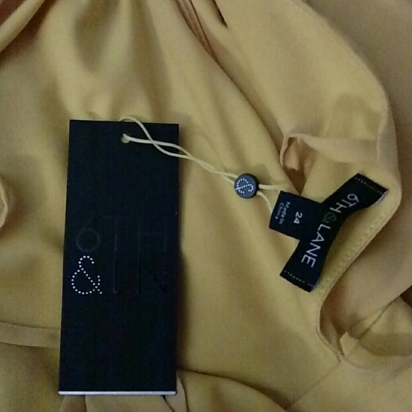 6TH & LANE FLARE DRESS goldstone party 1x 2x 3x - Picture 3 of 5