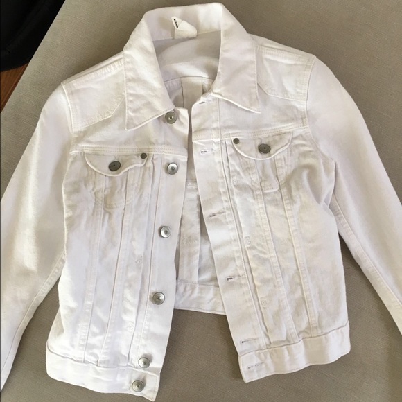 White denim jacket