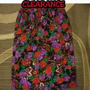 PreLoved Vintage Floral Skirt