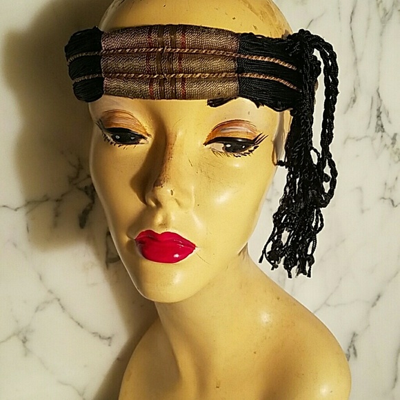 Vintage Bedouin Chief Tarboush Hat Egypt 1940