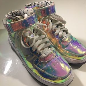 Shoes - NIKE MEN'S AIR FORCE 1 iD IRIDSCENT SNEAKER SZ 7.5 Shoes - NIKE MEN'S AIR FORCE 1 iD IRIDSCENT SNEAKER SZ 7.5