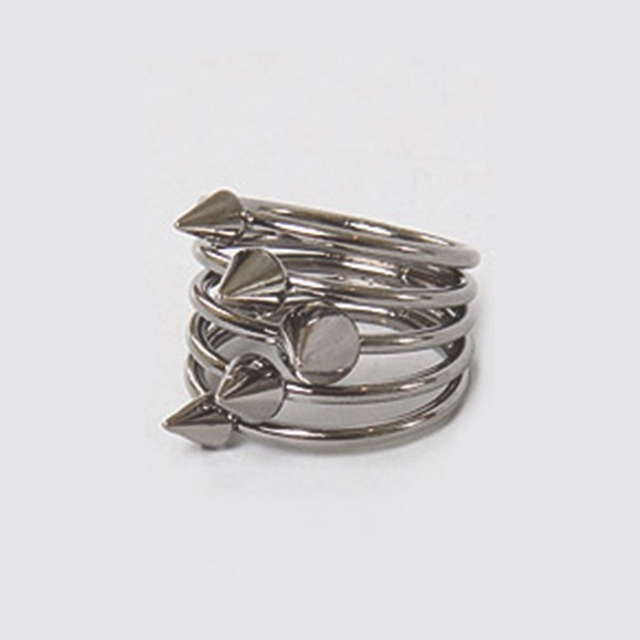 KARMALOOP | Spike Stacked Ring