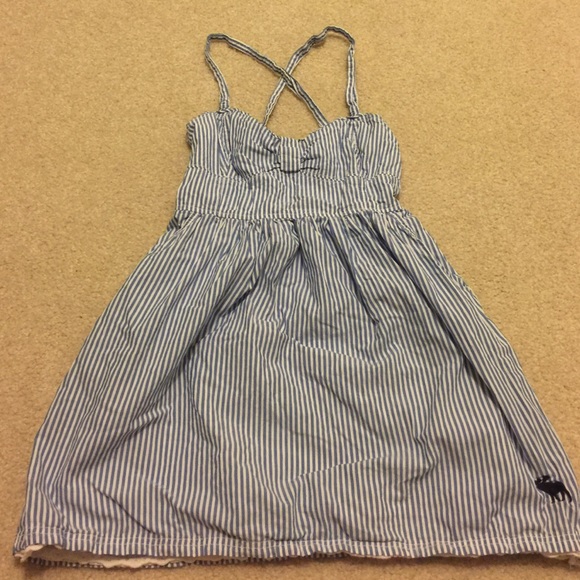 Abercrombie Blue and white stripe Dress