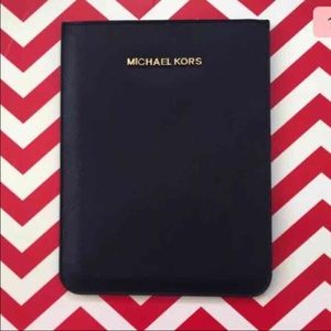 NWOT Black Michael kors leather iPad mini sleeve