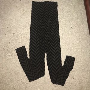 Worn Once Blackmilk Mesh Velvet Black Leggings