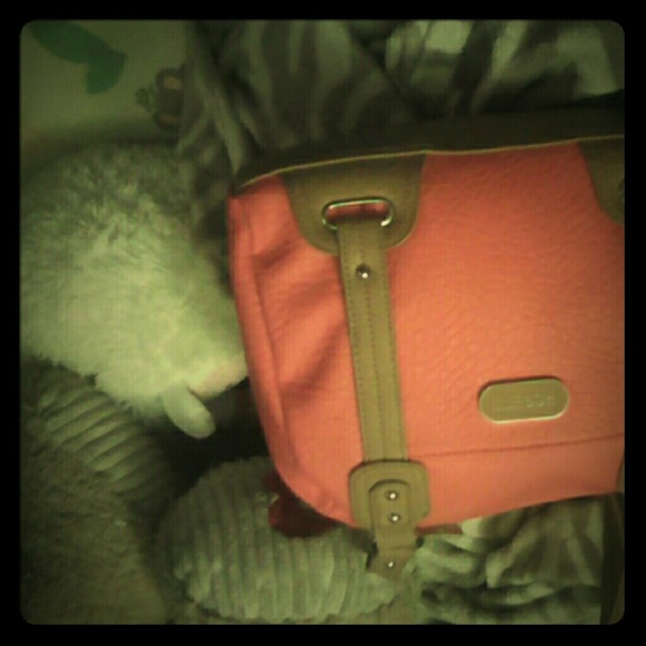 Nwt orange neon rosetti purse