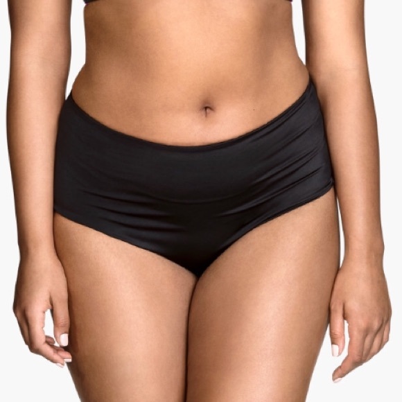 NWT - H & M Black Bikini Swimsuit Bottoms - Picture 1 of 3