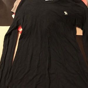 Abercrombie & Fitch navy long sleeve tshirt. Lg