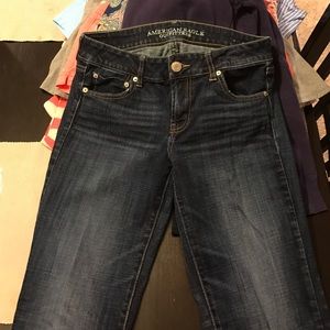 American Eagle size 8 boyfriend fit jeans.