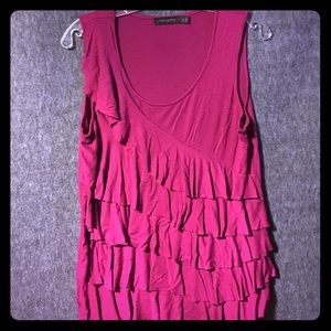 ⬇️The Limited Plumbery Layered Ruffle top Sz XL ⬇️The Limited Plumbery Layered Ruffle top Sz XL