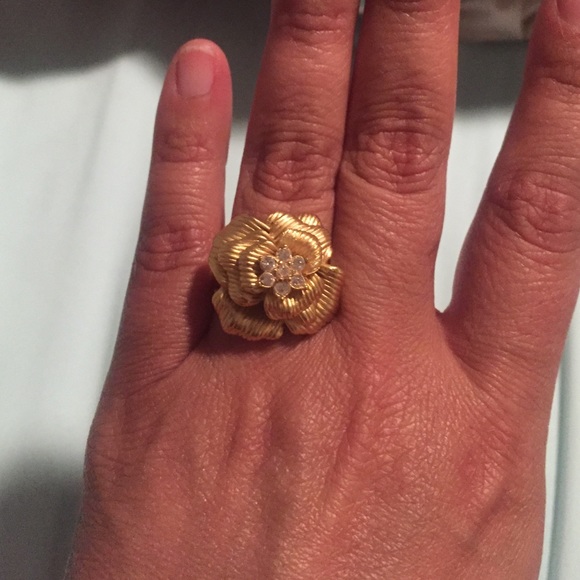 Gold Flower Ring