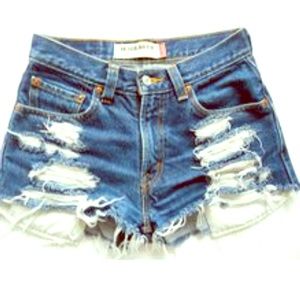 High waisted shorts
