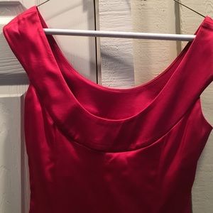 Beautiful red satin dress