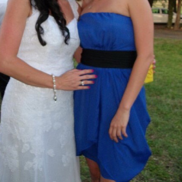 Strapless dress