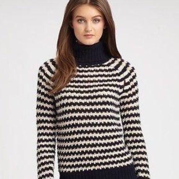 送料&関税込み★Tory Burch★STRIPED WOOL RIBBED TURTLENECK Tory Burch Turtleneck 2025 | www.urbag.ws