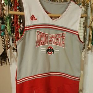 OH-IO! Ohio State Buckeyes Girls Cheer Outfit