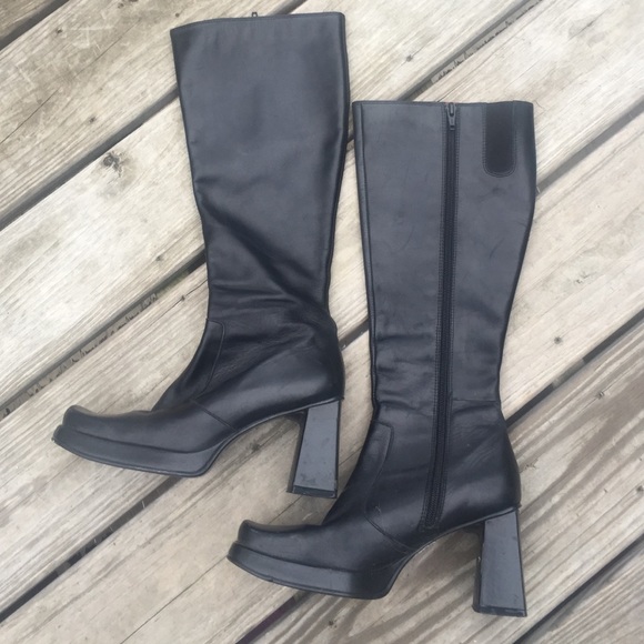 Nine West tall black boots