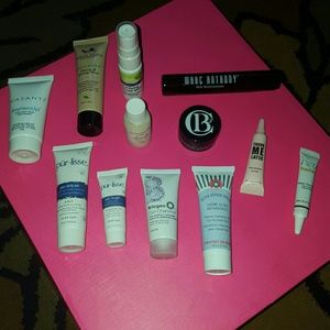 Makeup and hair products