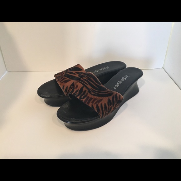 Yves Saint Laurent Pony Hair Wedges SZ 8