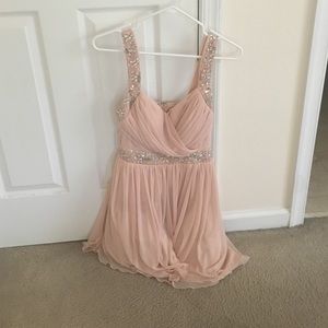 Homecoming dress blush