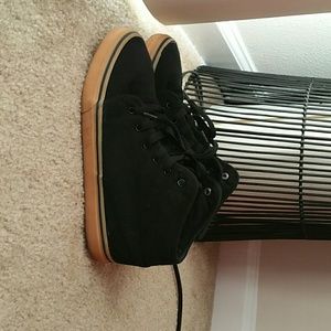 Black Fila Canvas High Tops