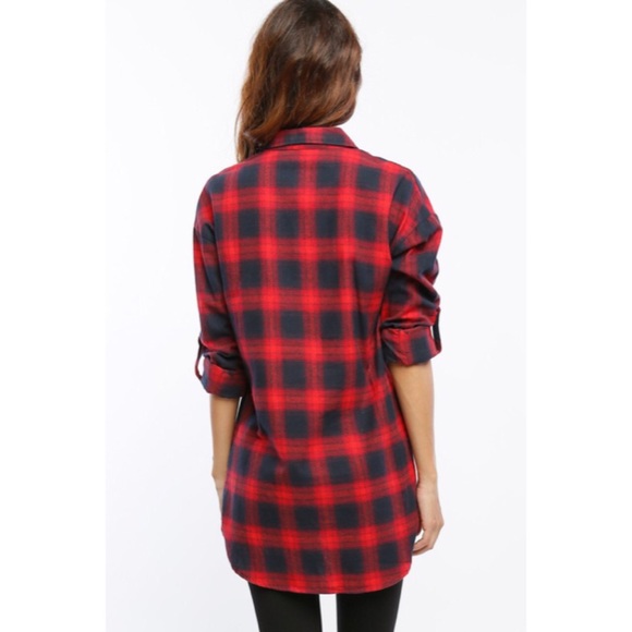 LAST ONE!! Flannel Top - Picture 4 of 4