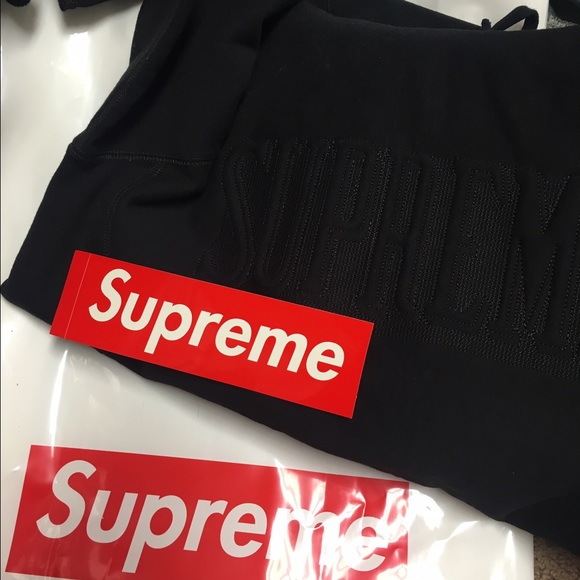 Supreme fall 2016 embroidered outline sweater - Picture 1 of 4