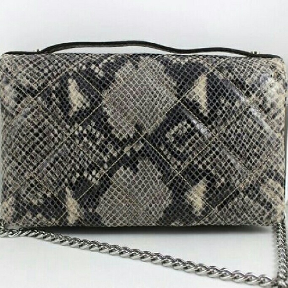 NWT Michael Kors Quilted Leather Python Purse - Picture 2 of 4