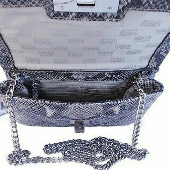 NWT Michael Kors Quilted Leather Python Purse - Picture 3 of 4