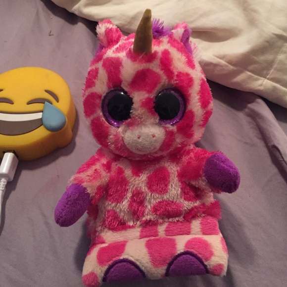 Ty Beenie Boo peek-a-boo Giraffe Phone holder