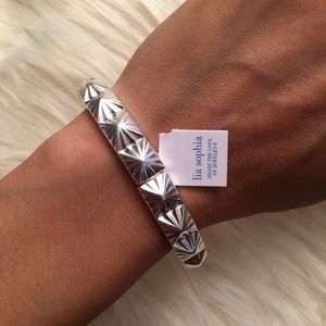 Silver stretch bracelet by LIA SOPHIA. New!