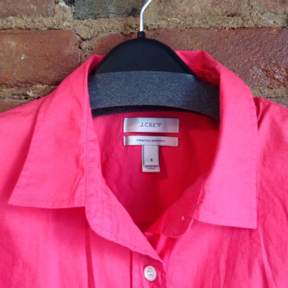 Bright pink J. Crew Shirt - Picture 2 of 2