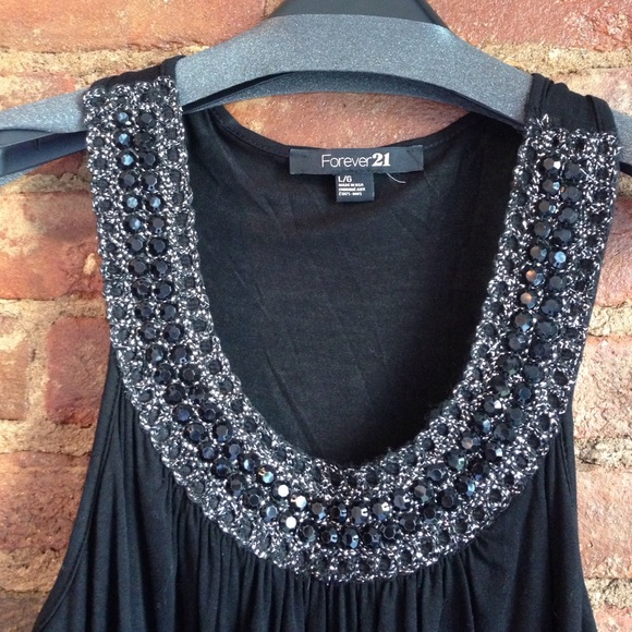 Forever 21 Black Tank - Picture 2 of 3