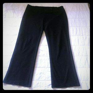 Dots Black Ribbed Professional Pants 16L