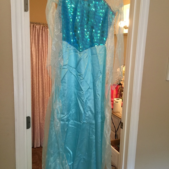Adult Halloween costume , adult size med,  "Elsa"