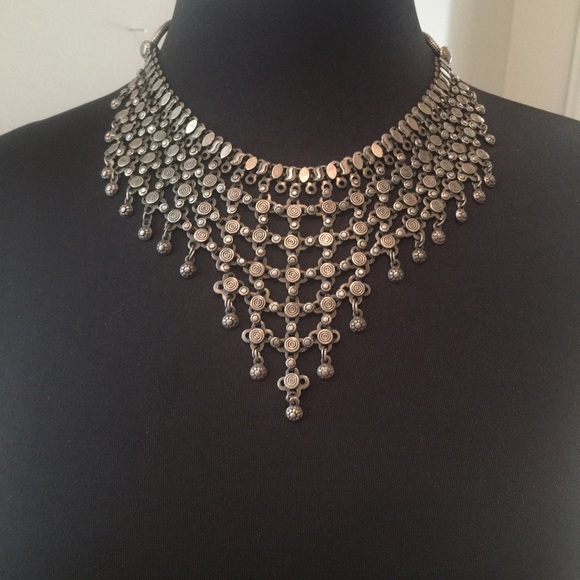 Handmade silver choker