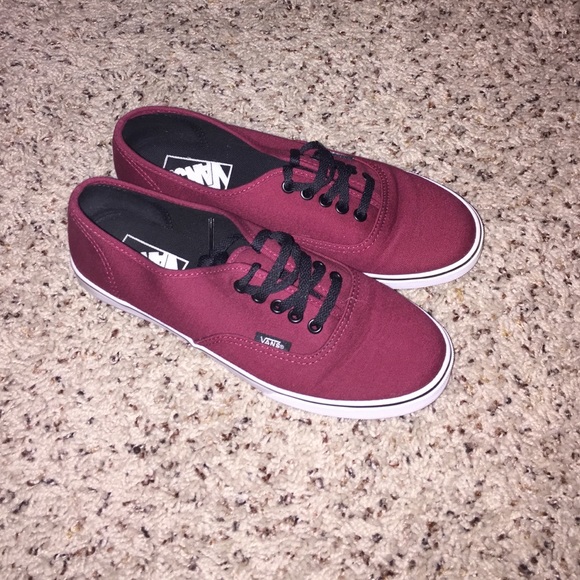 Maroon vans