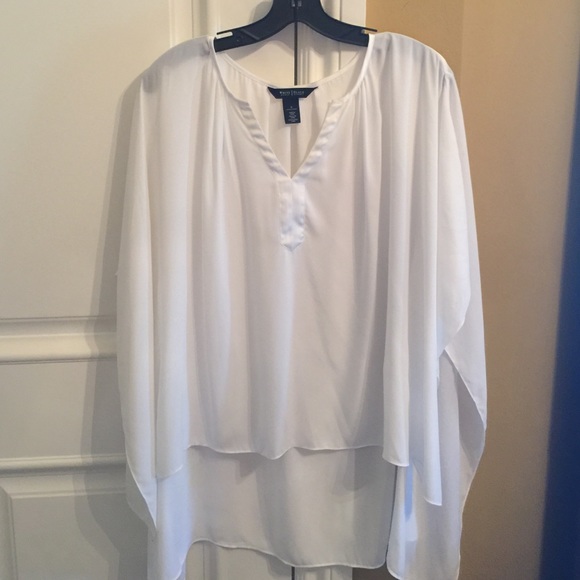 White House Black Market Poncho Top