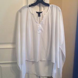 White House Black Market Poncho Top