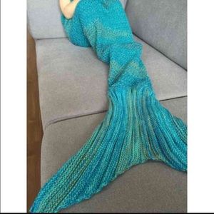 Kids Mermaid Tail Blanket.