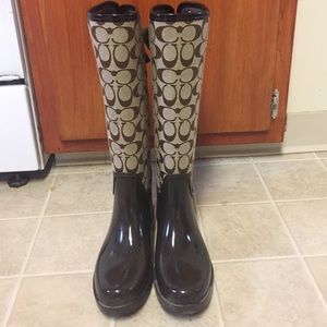 COACH Rain Boots
